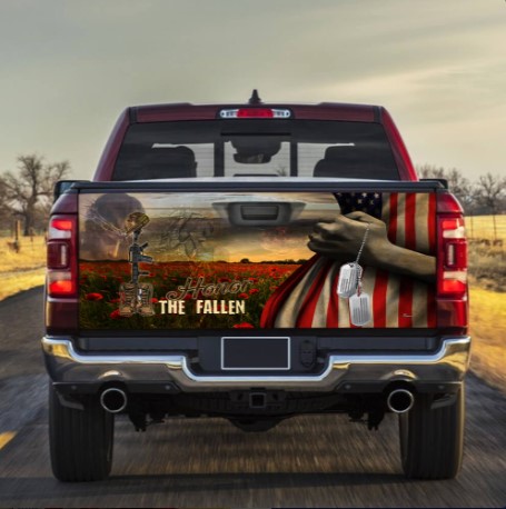 Cool veterans. Honor The Fallen Truck Tailgate Wrap