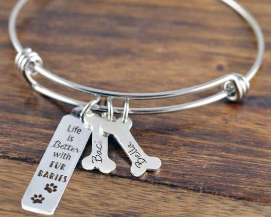 Animal Lover Jewelry Website Reviews Dog Lover Gift, Dog Mom Gift, Puppy Bracelet, Dog Paw Jewelry, Paw Print Charm, Dog Jewelry, Dog Lover Gift Personalized, Dog Lover Jewelry