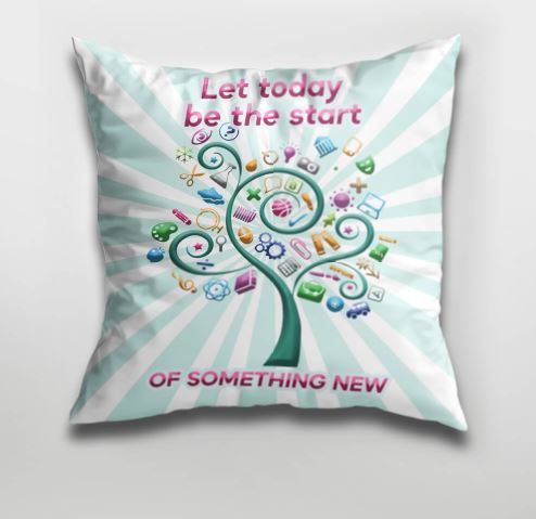 Back to school cushion for kids