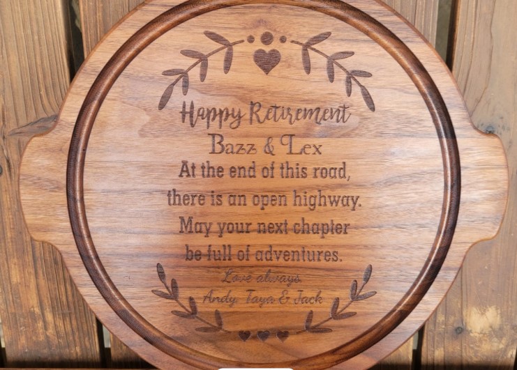 Best military Retirement Gifts Personalized Cutting Board