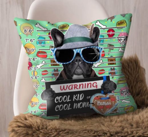 Cute Dog Cushion, Gift For Mom, Gift For Grandma, Gift For Dog Lover, Cushion
