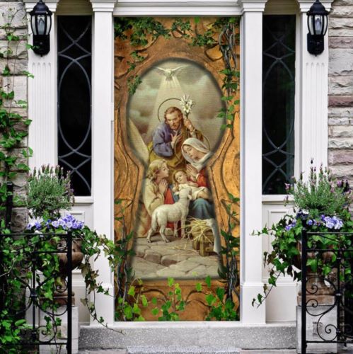 Gold Key Ring Jesus Door Cover Door Decor The Key To Happiness