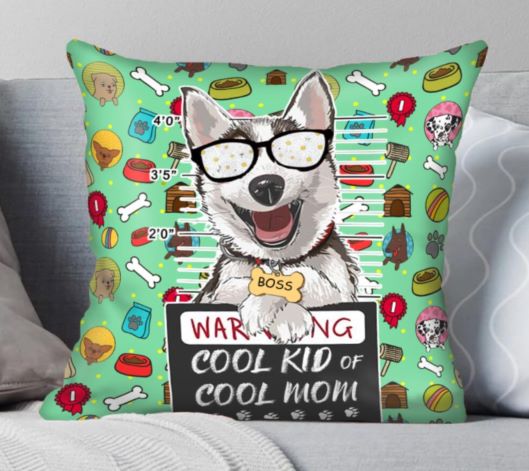 Pillows With Pets On Them Cute Dog Cushion, Gift For Mom, Gift For Grandma, Gift For Dog Lover, Cushion