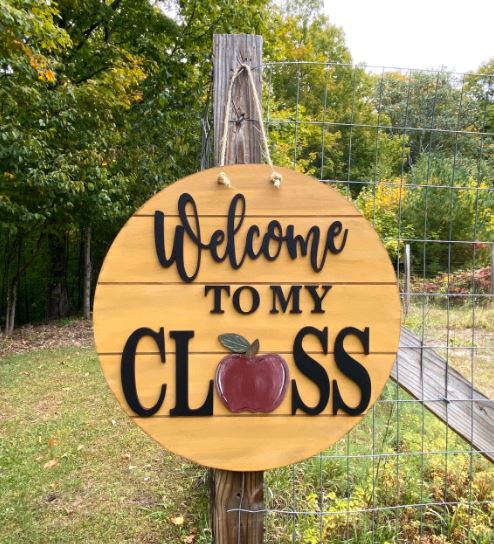 back to school classroom decor welcome sign