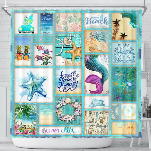 christmas decor for your home Ocean Shower Curtain
