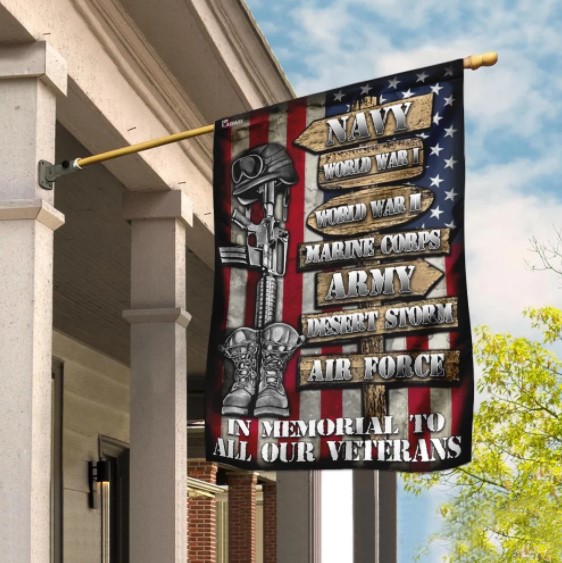 day is memorial day Veteran – In Memorial To All Our Veterans Flag