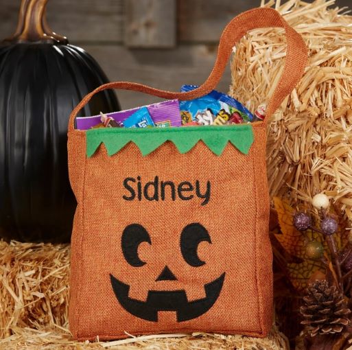 halloween themed gifts for kids personalized burlap small halloween treat bag