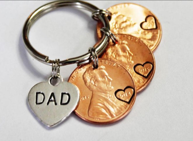 things for Christmas Christmas gift for dad Dad keychain