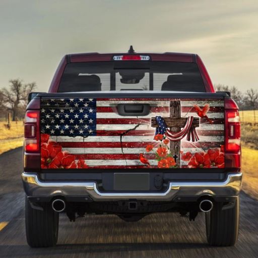Christian Gifts Jesus In America Truck Tailgate Decal Sticker Wrap