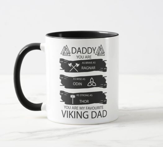 Fathers Day Minnesota Viking Dad Father's Day Gift Mug