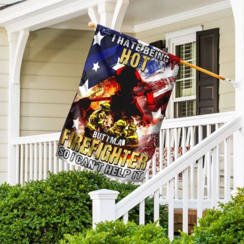 Firefighter Gifts Flagwix, Flag For American Firefighter, Firefighter Flag, American Flag, Gift For Dad, Gift For Grandpa