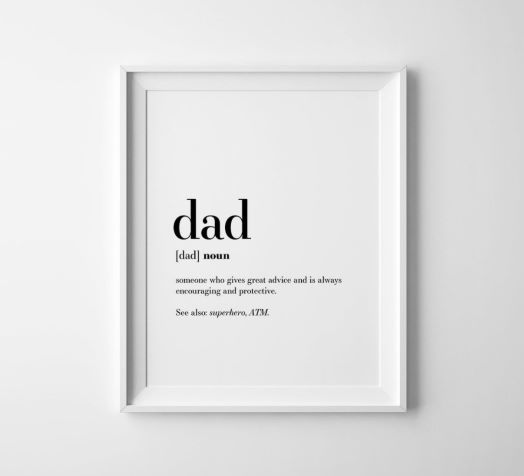 Great Birthday Gifts For Dad Dad Gift, Dad Definition, Fathers Day Gift, Dad Christmas Gift, Funny Dad Gifts, Dad Digital Gift, Dad Print, Funny Definition