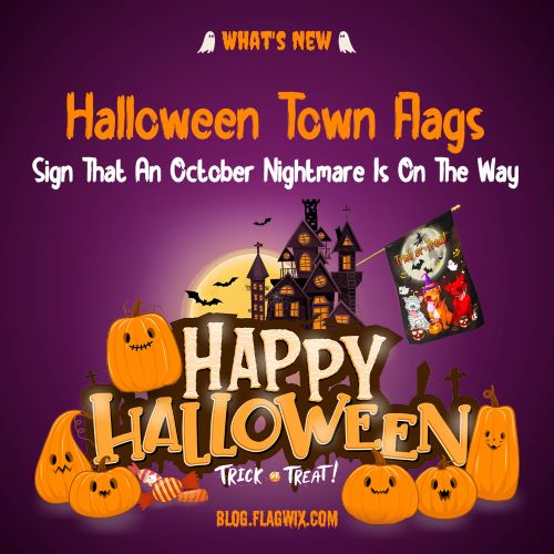 Halloween Town Flags October Nightmare Halloween Decor