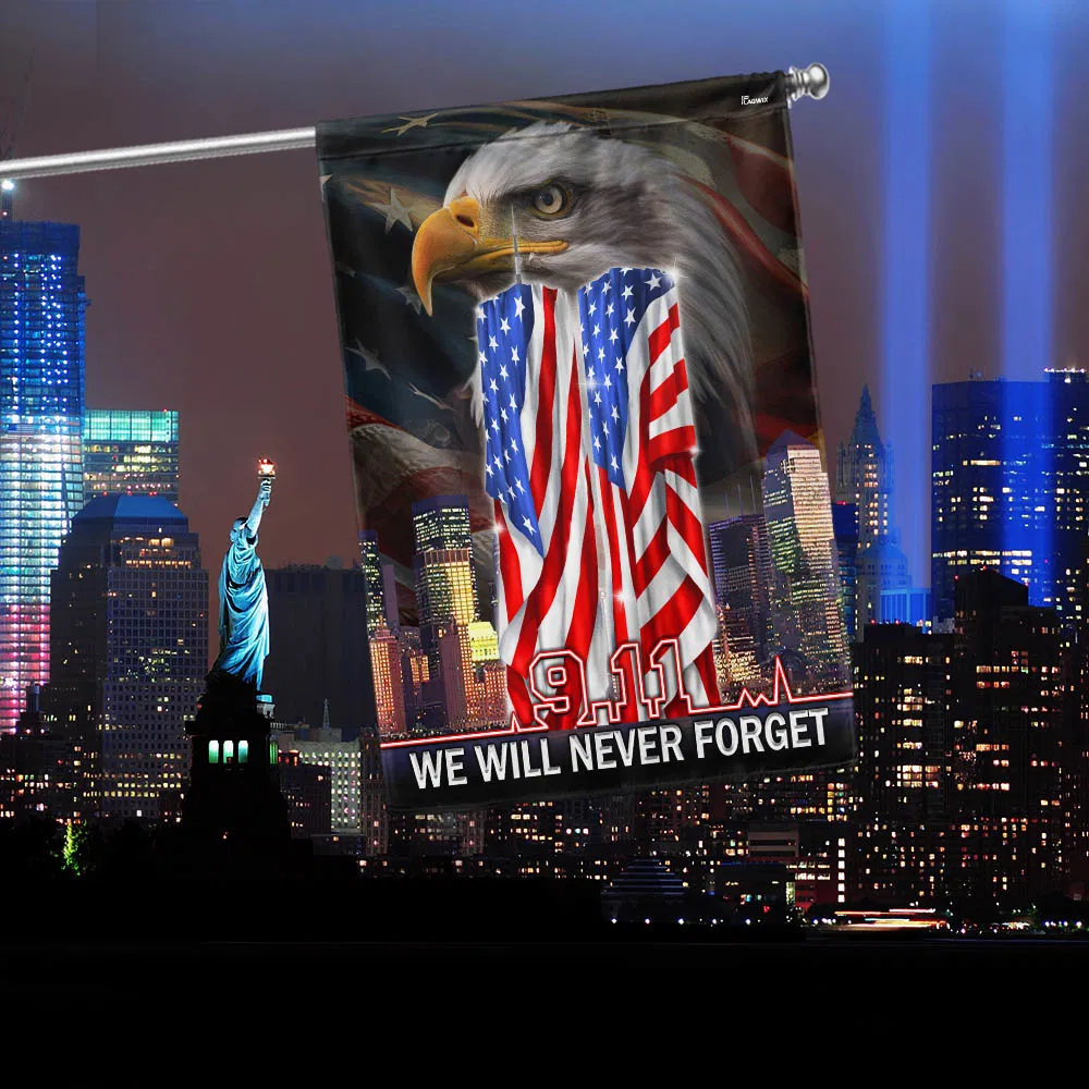 Patriot Day 911 Flag We Will Never Forget September 11th Memorial Flag