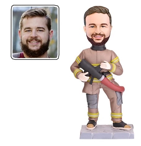 Personalized Firefighter Gifts Firefighter Custom Bobblehead