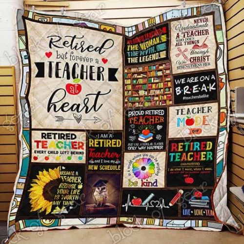 Retired Teacher Quilt meaningful gifts for mom