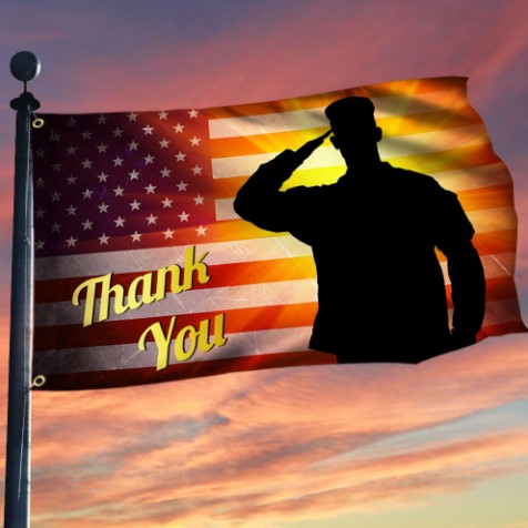 Veteran Flag Thank You Veterans