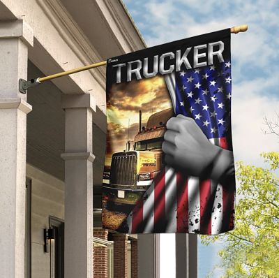 Town Truck Driver Flag