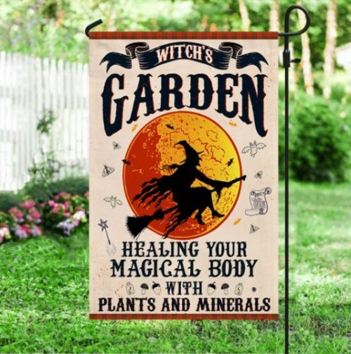 Witch’s Garden Flag Healing Your Mag
