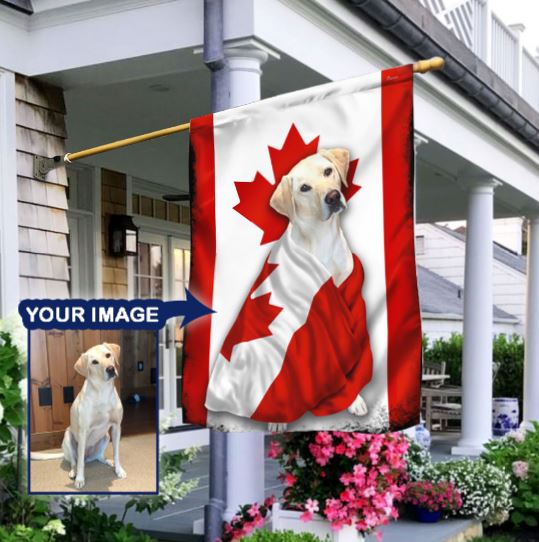 custom dog flag