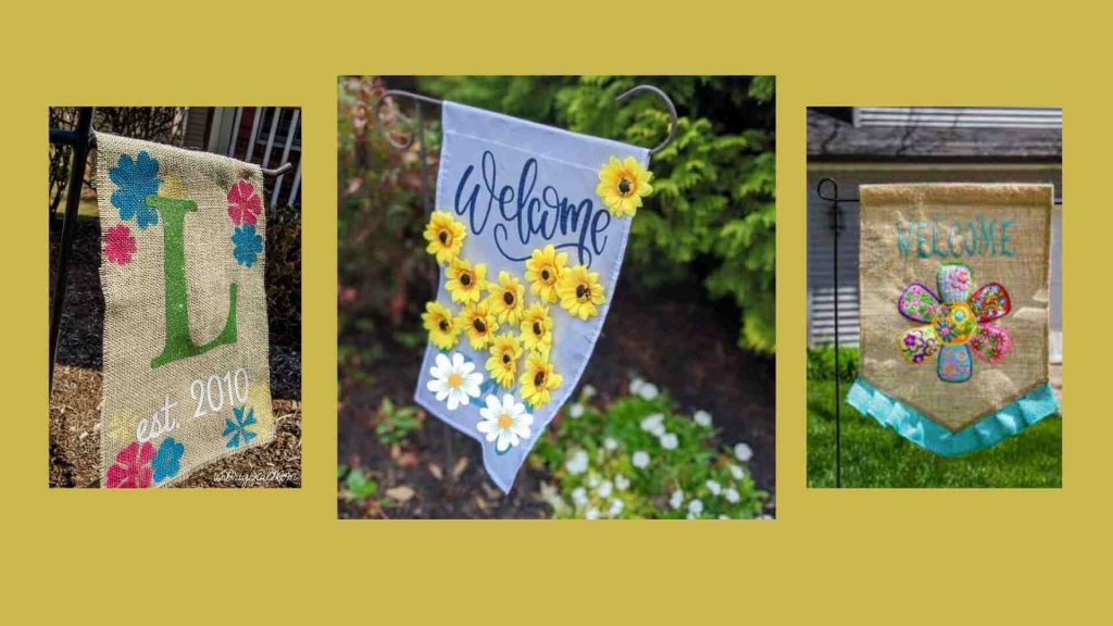 How To Make A Garden Flag Diy Step By, How To Make Your Own Garden Flag
