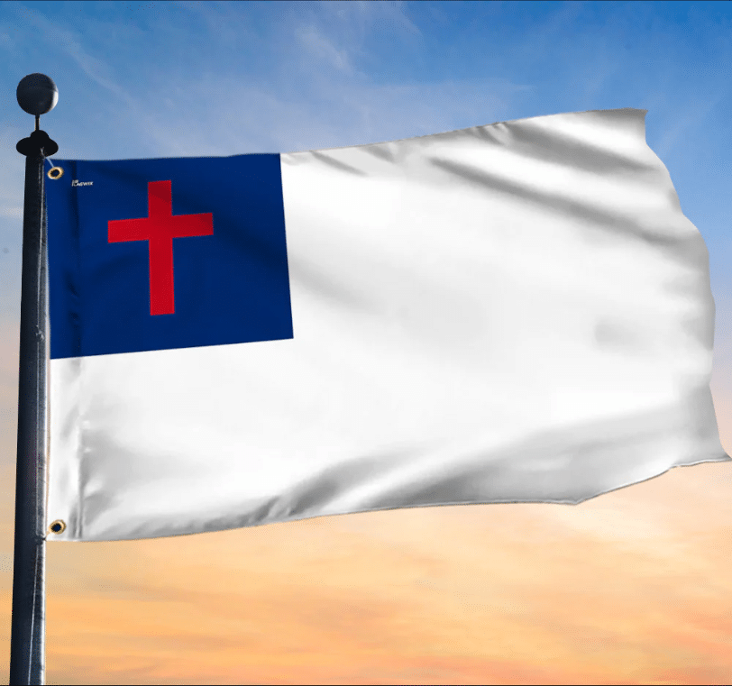 how to make a christian flag