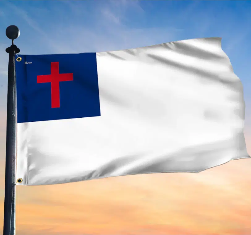how to make a christian flag
