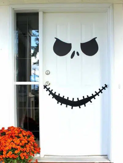 DIY Jack Skellington Door