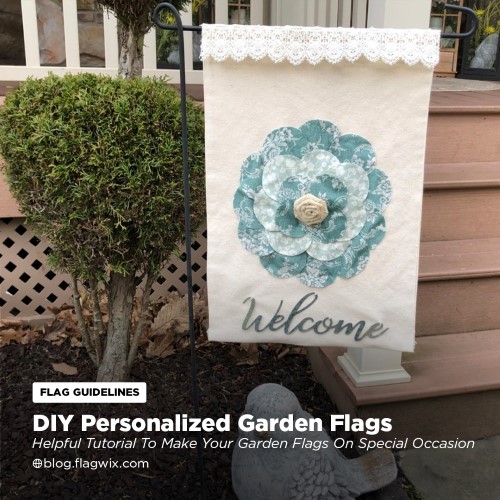 Custom Gone Fishing Garden Flag (Personalized)