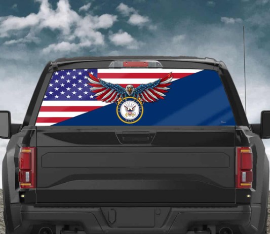 United States Navy Eagle Rear Window Decal