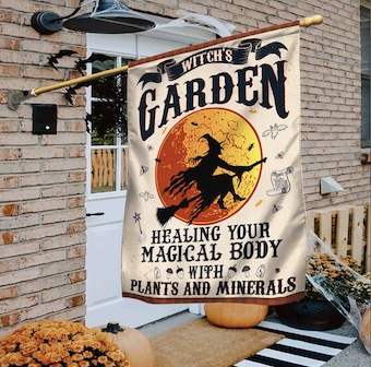 Witch’s Garden Flag Healing Your Magical Body