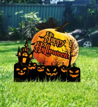 halloween pumpkin signs