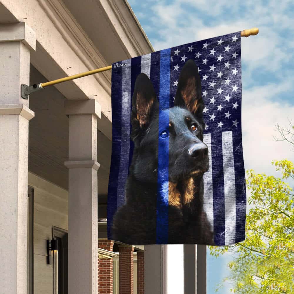 Police K9 Dog Flag
