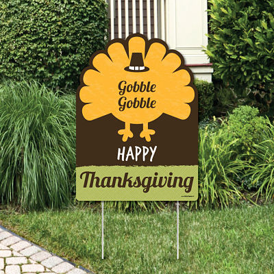 thanksgiving yard sign