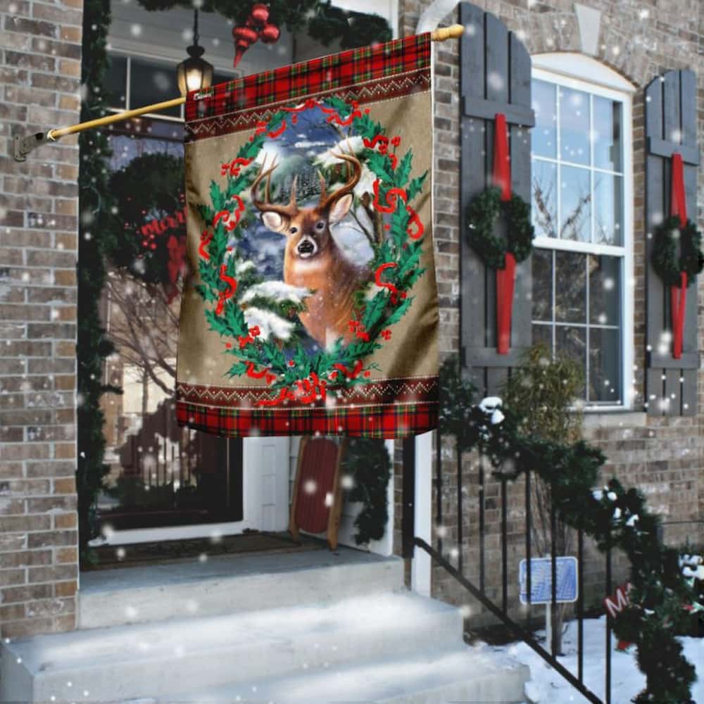 Christmas Deer Flag Flagwix™ A christmas story deer flag