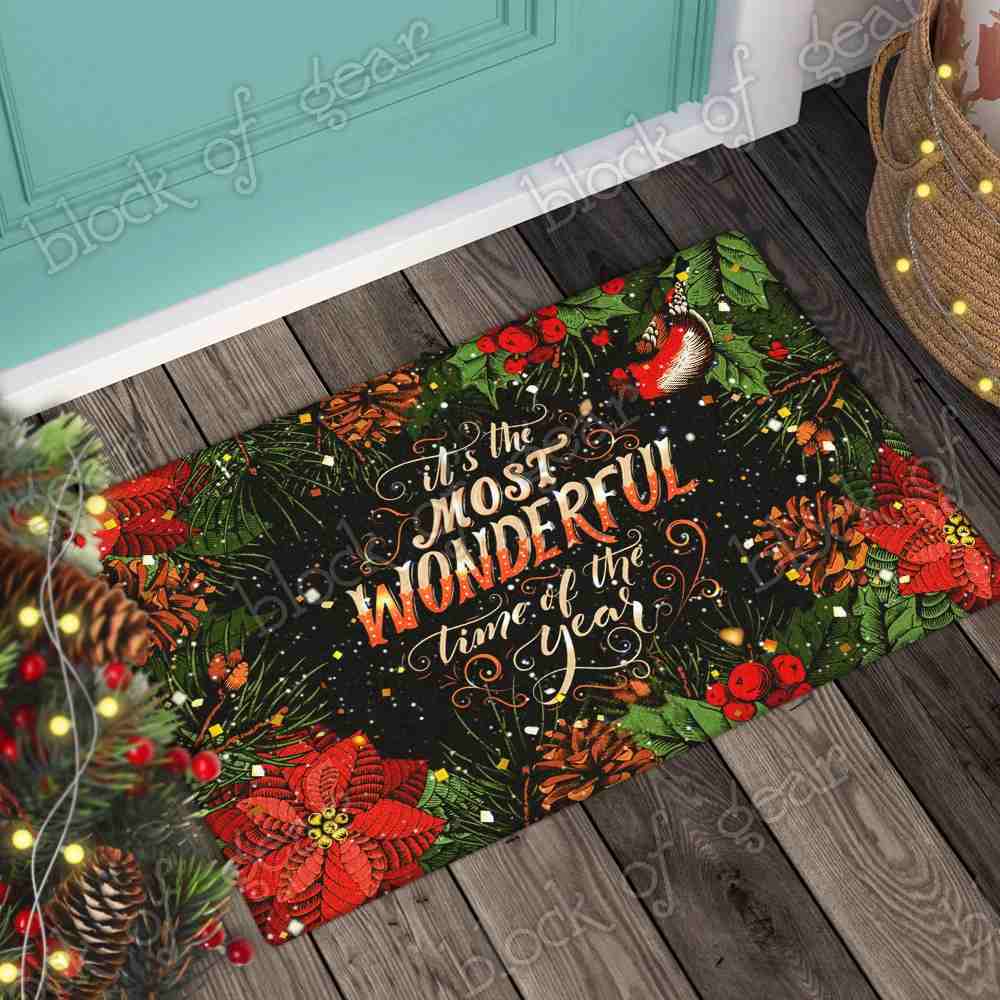 Christmas Is The Most Wonderful Time Of The Year Doormat