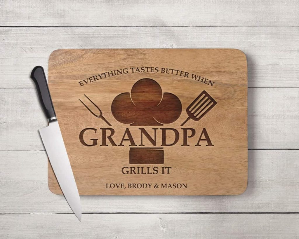 Grandpa Cutting Board