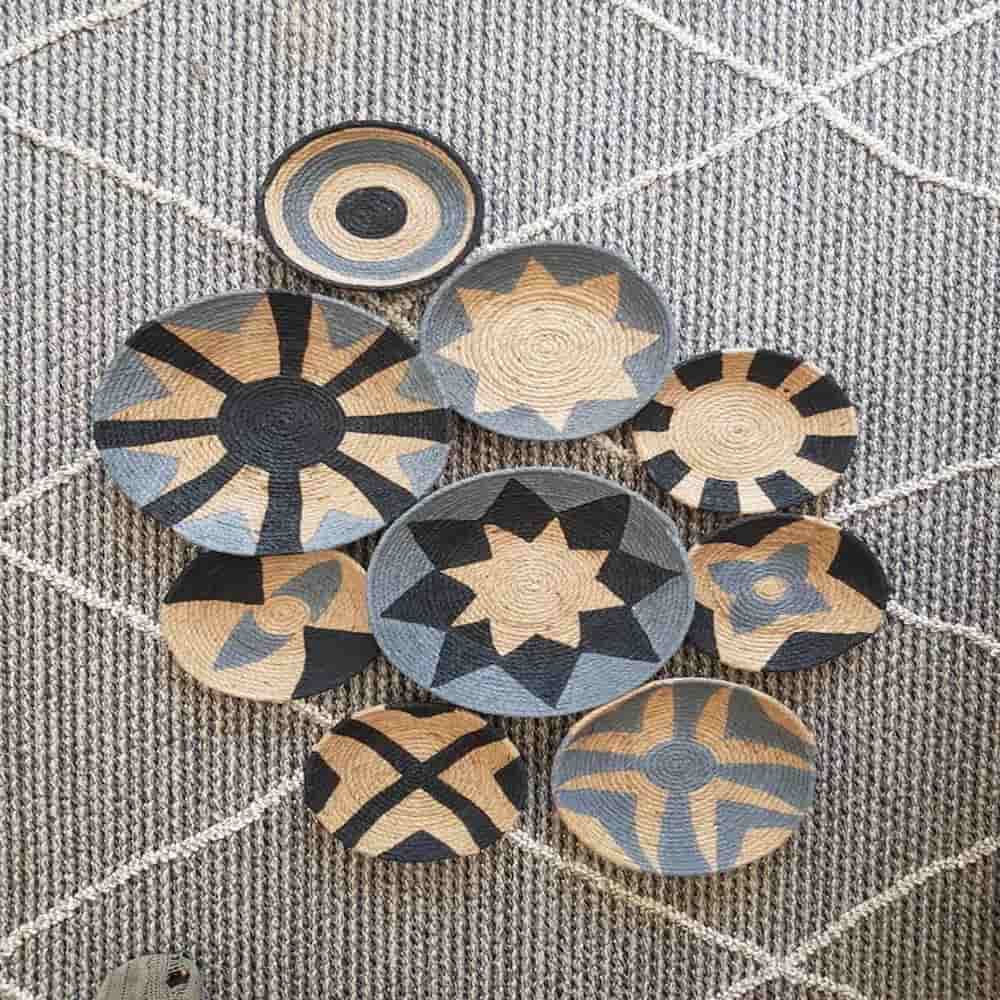  Handmade African Wall Plates