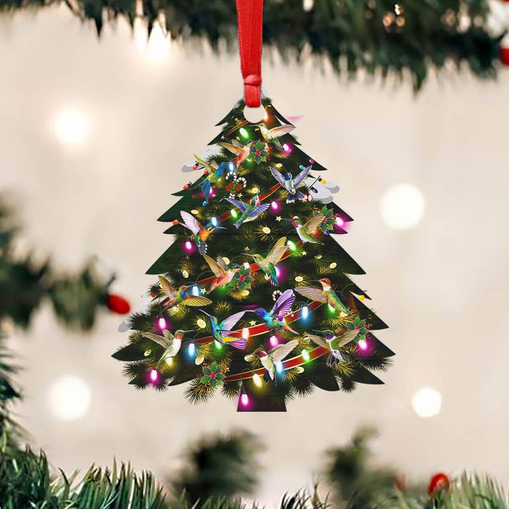 Hummingbird Christmas Tree Ornament