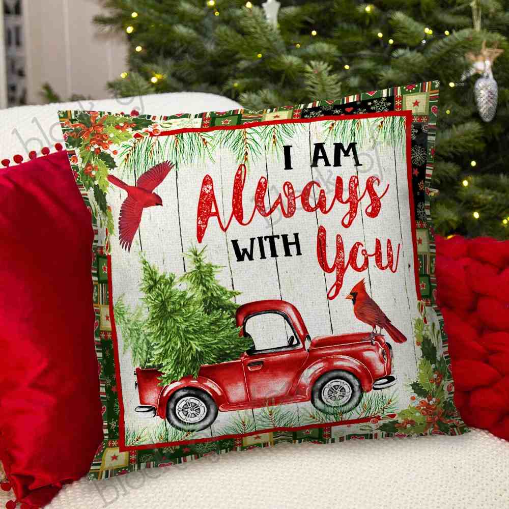 I Am Always With You, Cardinal Cushion Cover