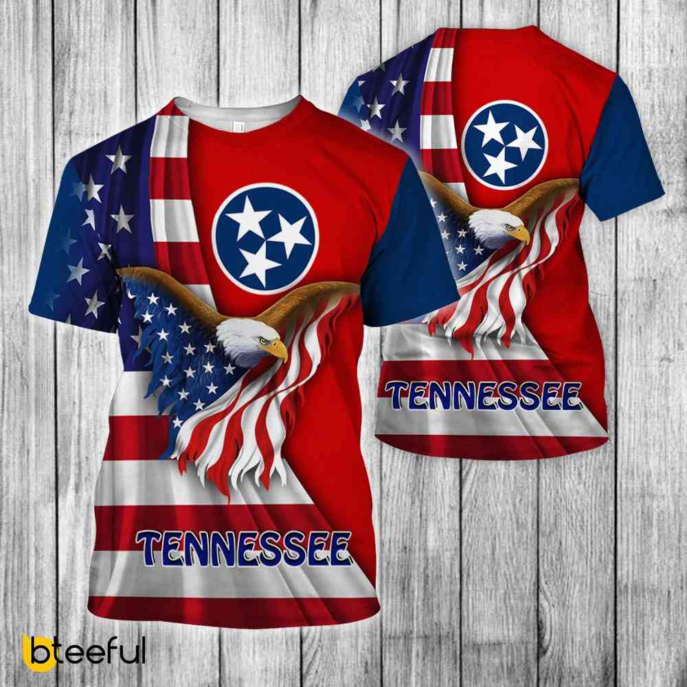 Tennessee Eagle 3D Tshirt