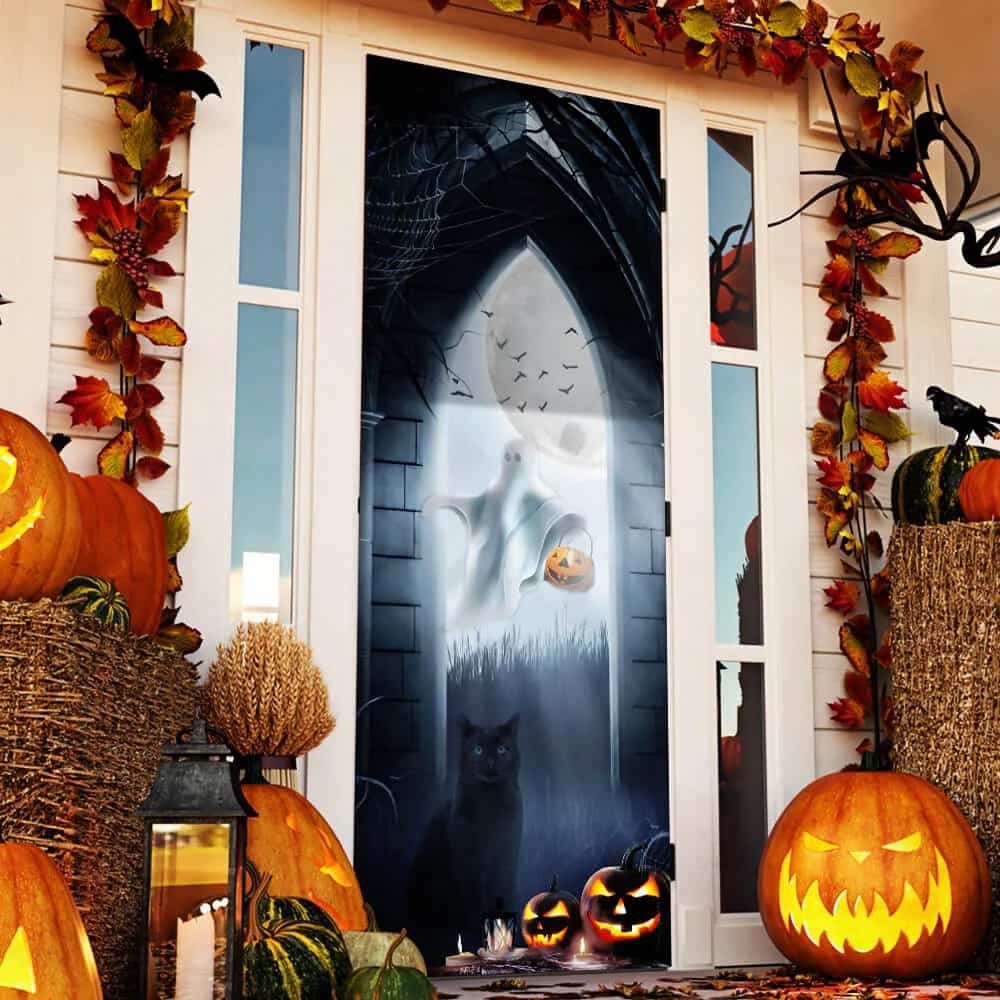 Halloween Door Cover Magic Night