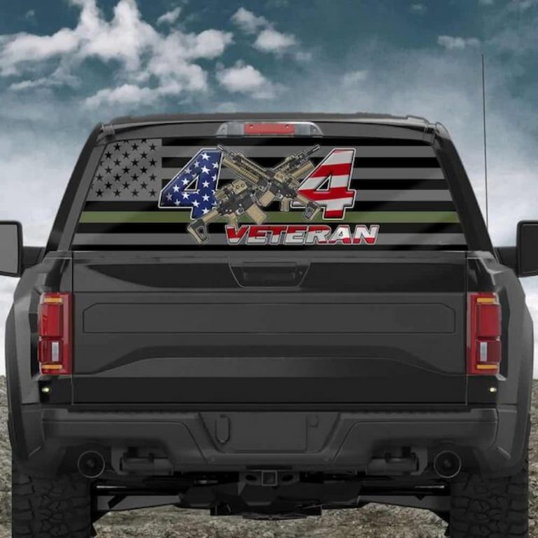 Patriotic Truck Window Decals On Memorial Holidays