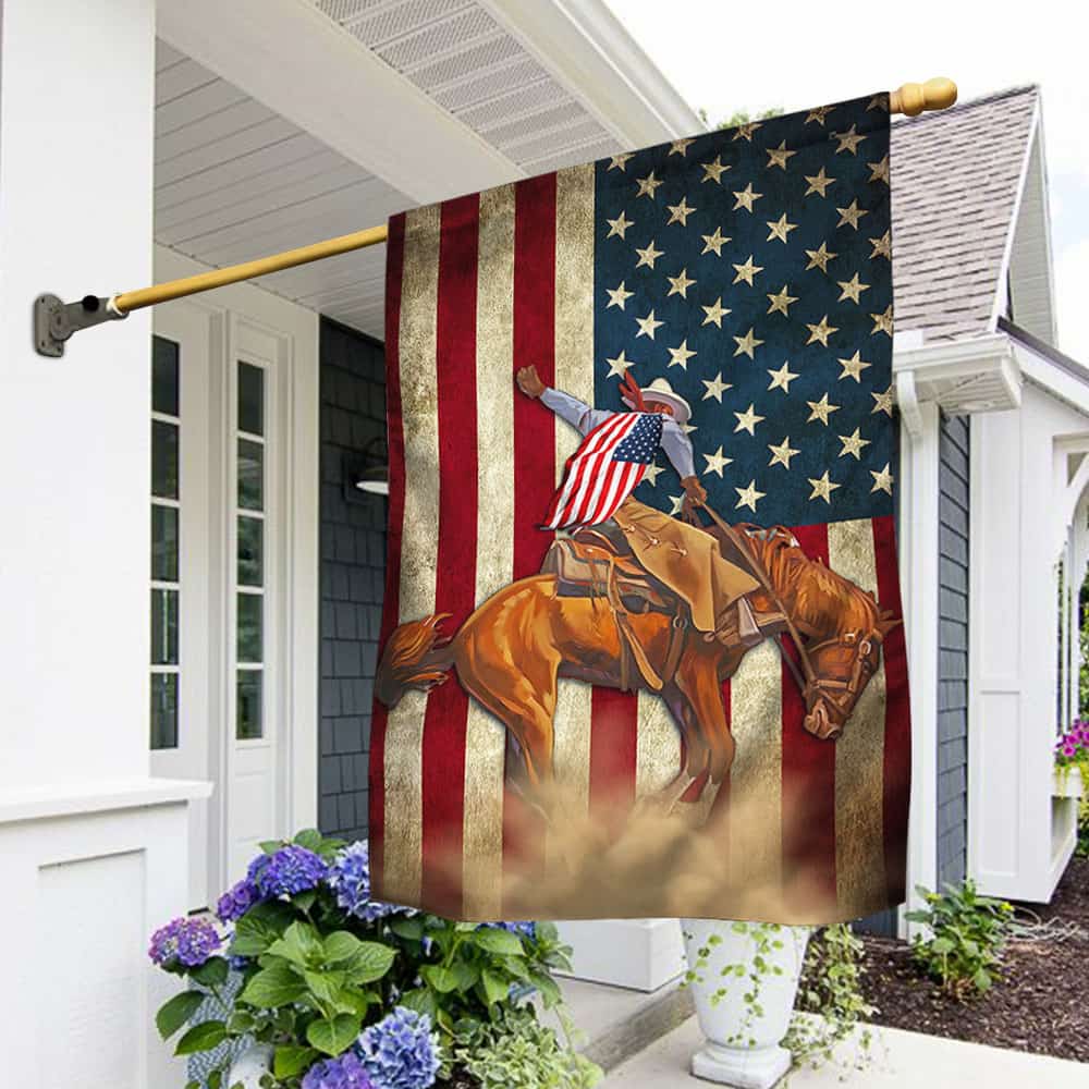 Rodeo American Flag