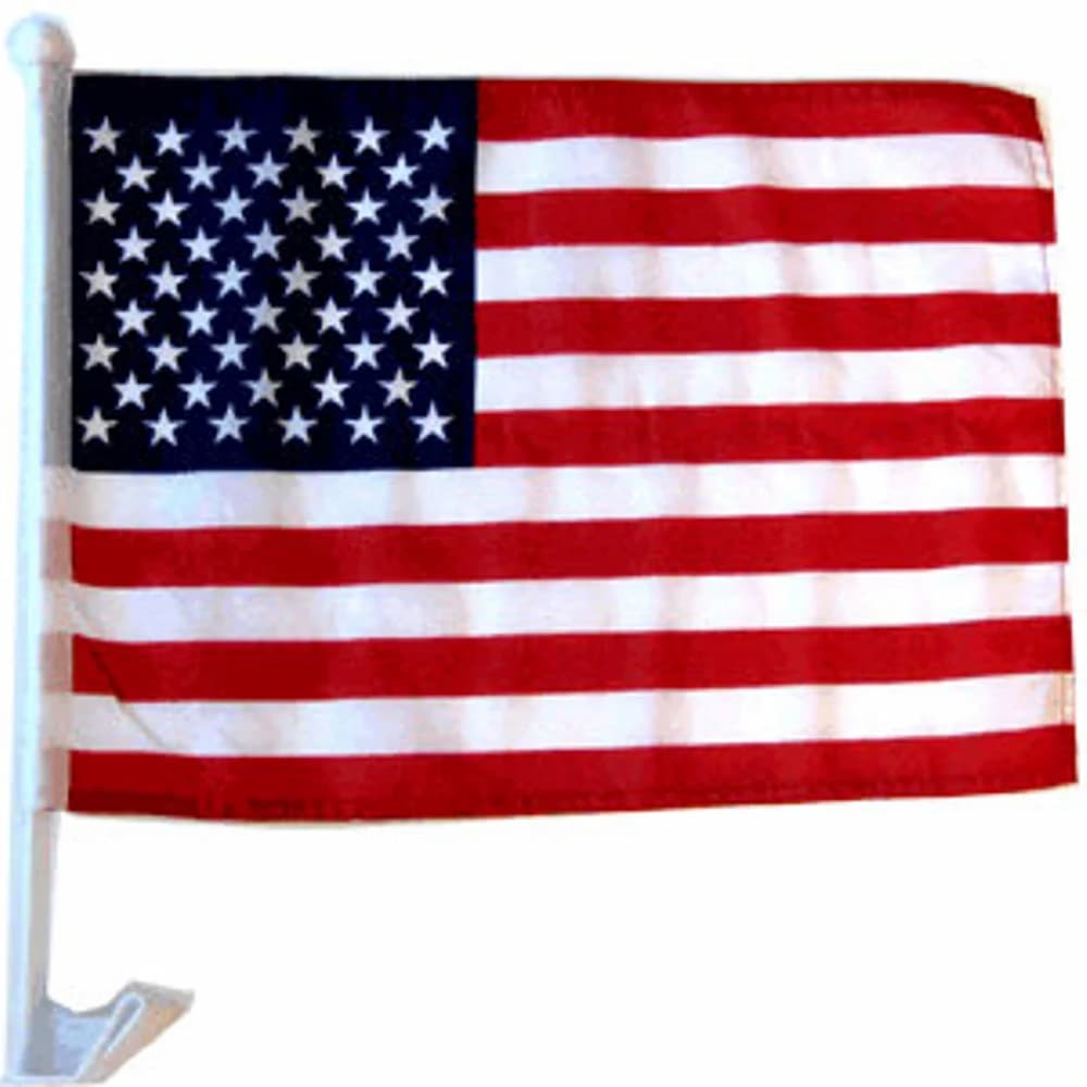 USA Single-Sided Car Flag 12x18 Patriot Flag 4th July America