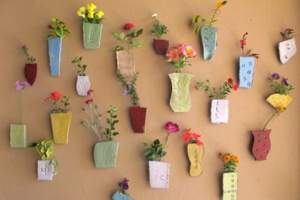 Wall Flower Holders