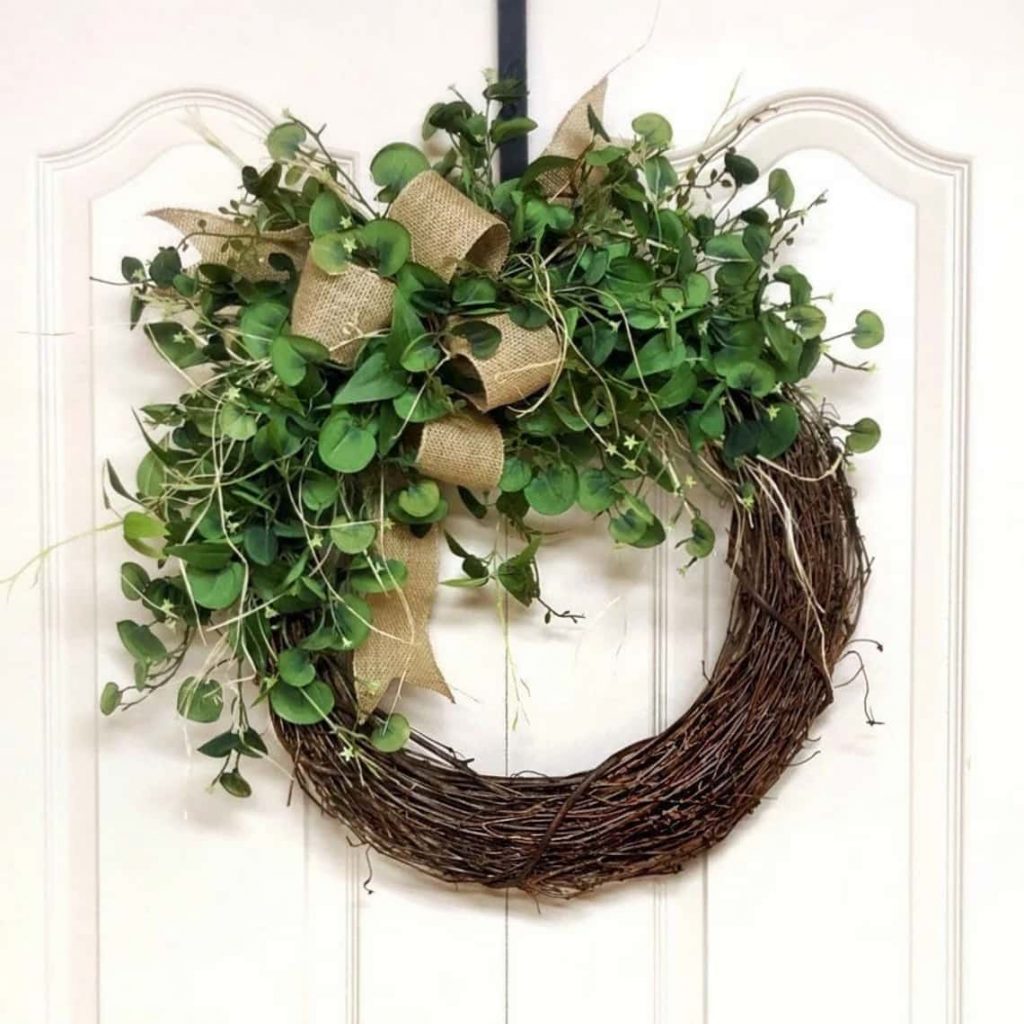 Spring Grapevine Wreath for Front Door