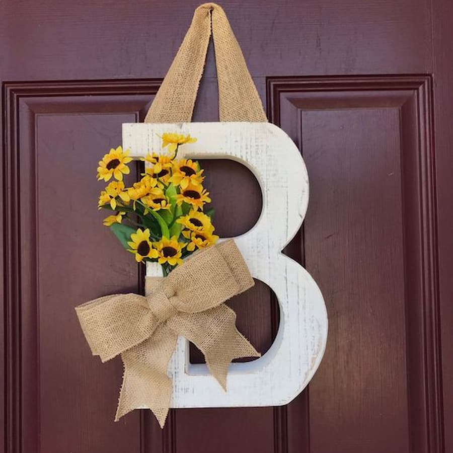 DIY Letters for front door
