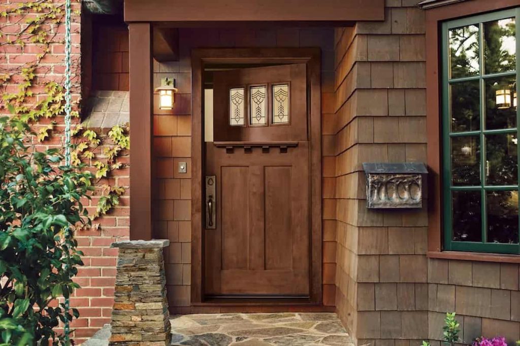 practical two tiered farmhouse front door