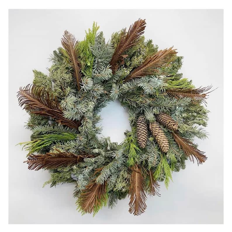 Evergreen Forest Winter Wreath